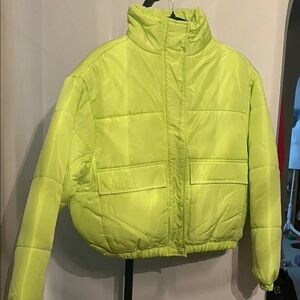 New Look Neon Yellow Puffer Jacket